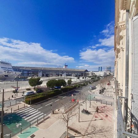 Spacieux Et Lumineux Appartement Vue Mer Joliette Marsiglia Esterno foto